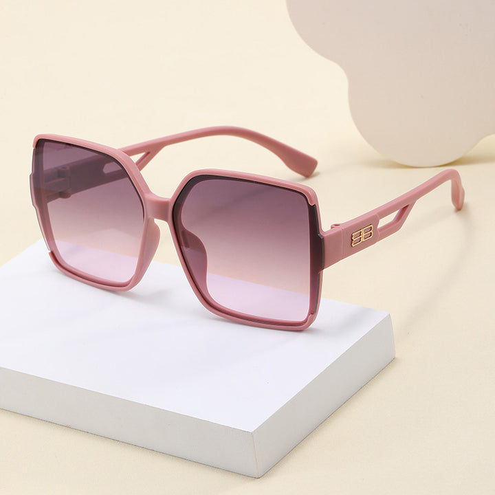 Ladies Oversized Sunglasses with striking angular design Bowlift