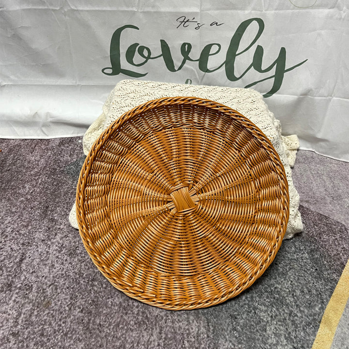 Handcrafted Decorative Woven Serving Plate Bowlift
