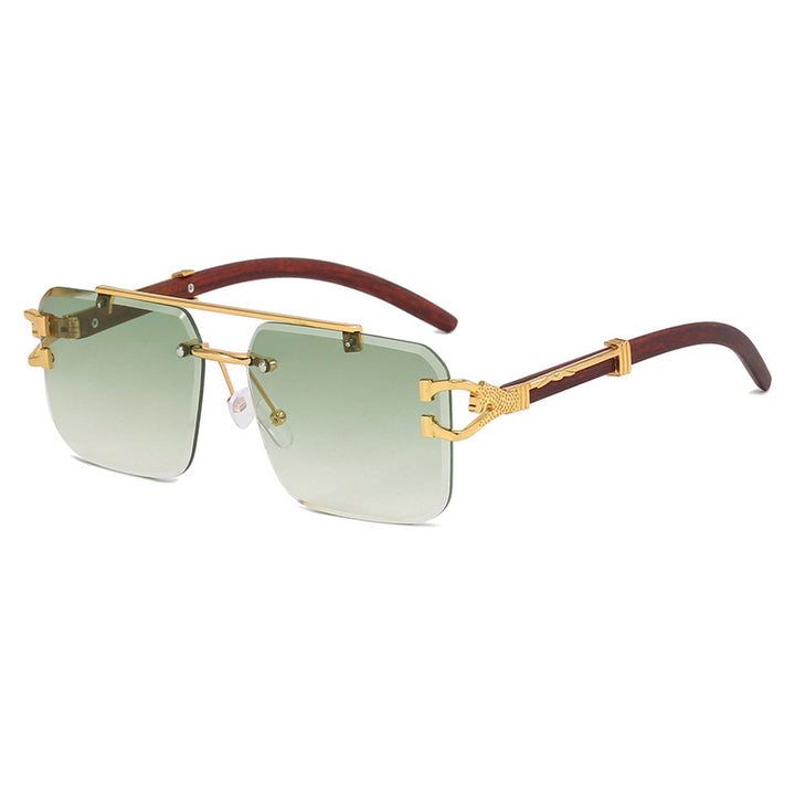Women's fashionable glasses with innovative frame and luxurious wood detail Bowlift