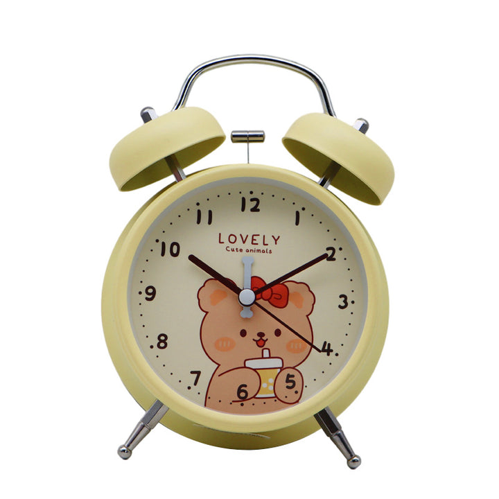 Cute animal design alarm clock Bowlift