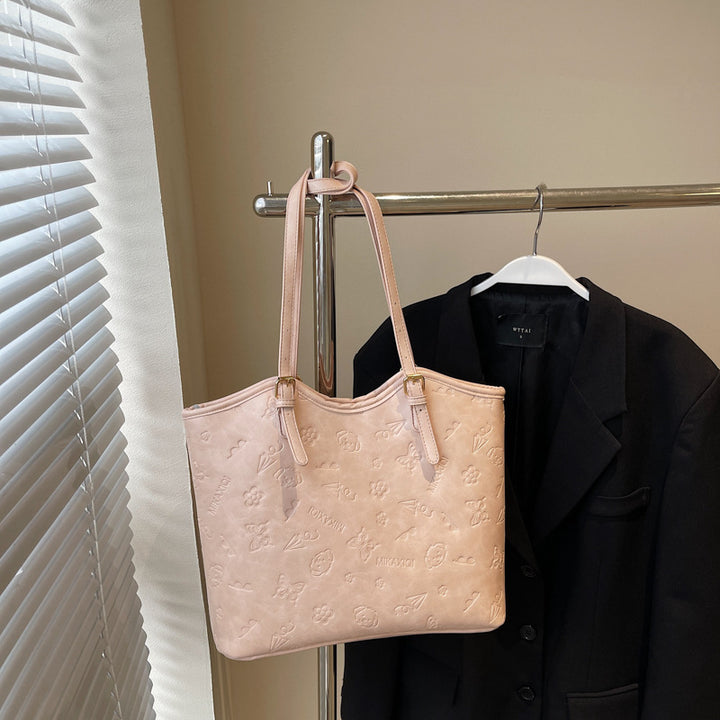 Textured Design Everyday Tote Bag Bowlift