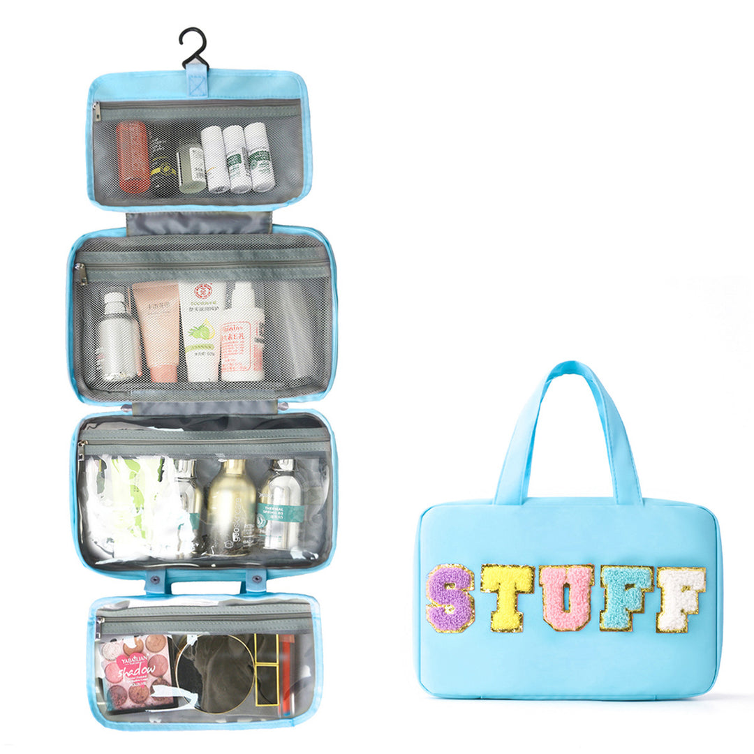 Multifunctional Cosmetic Organizer Bag with Hanging Design Bowlift