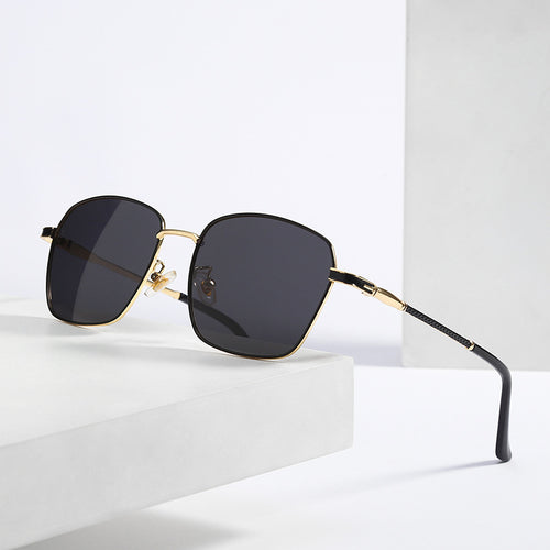 Men's Square Designer Sunglasses with High UV Protection Bowlift