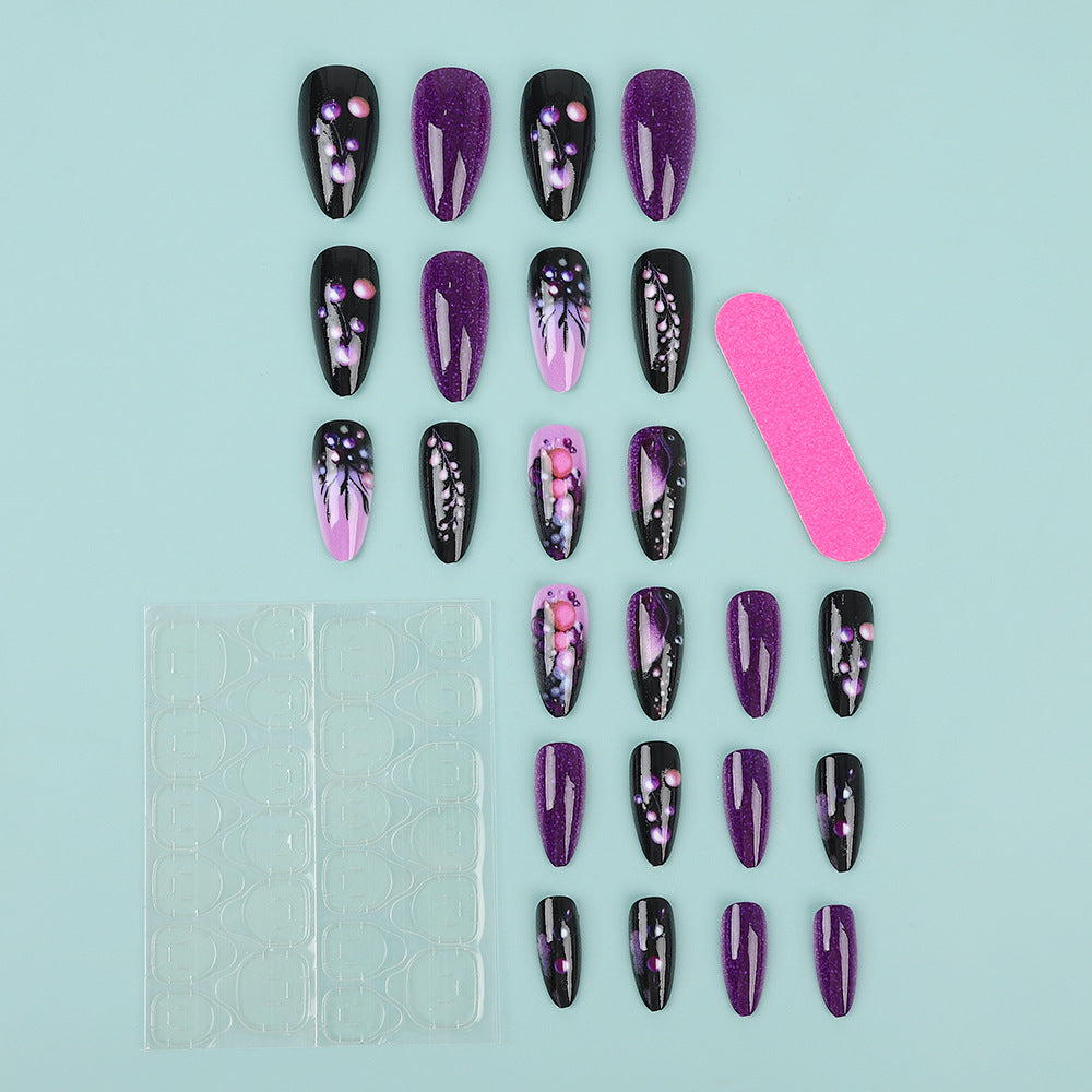 Artificial nails with creative designs Bowlift