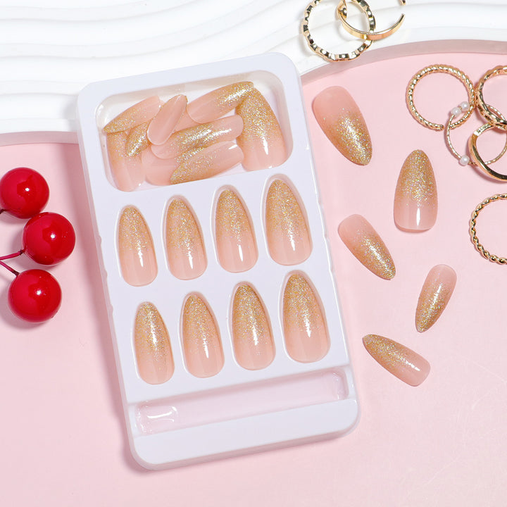 Glittery Press-On Nails Set Bowlift