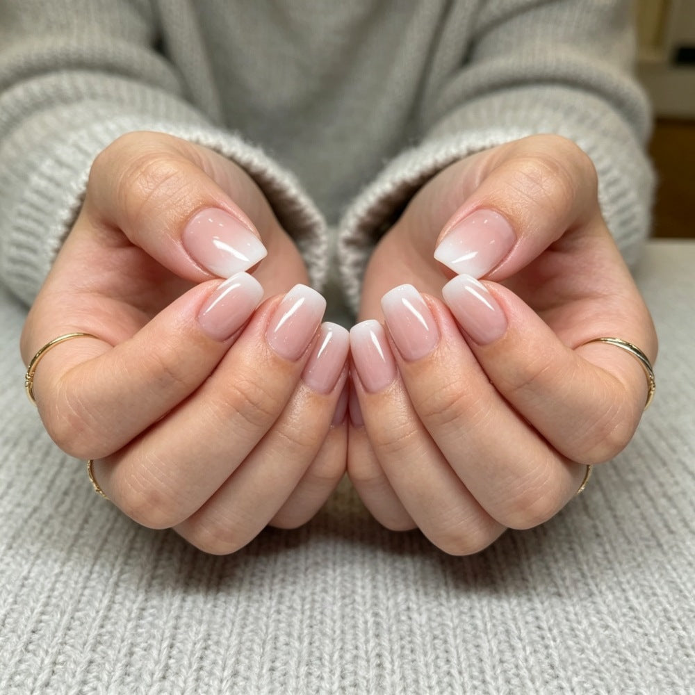 Gradient Ombre Press-On Nails Bowlift