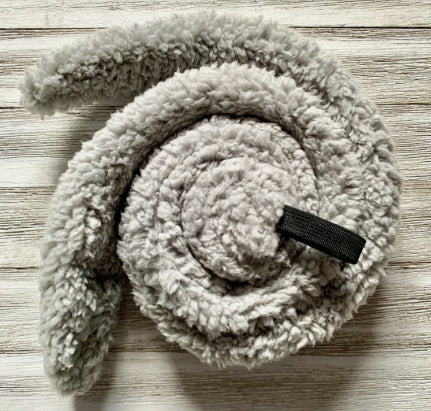 Plush Fabric Hair Wrap