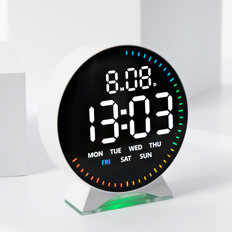 Digital multifunction alarm clock with calendar and temperature display Bowlift