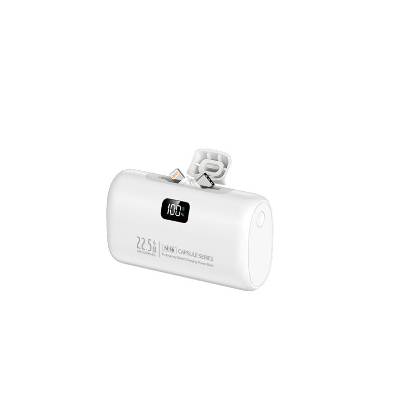 Portable power bank with integrated charger Bowlift