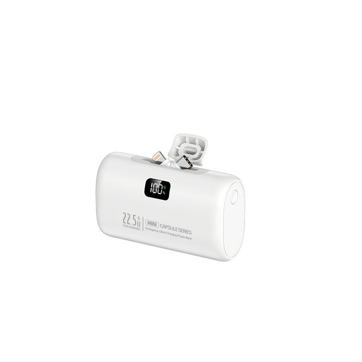 Portable power bank with integrated charger Bowlift