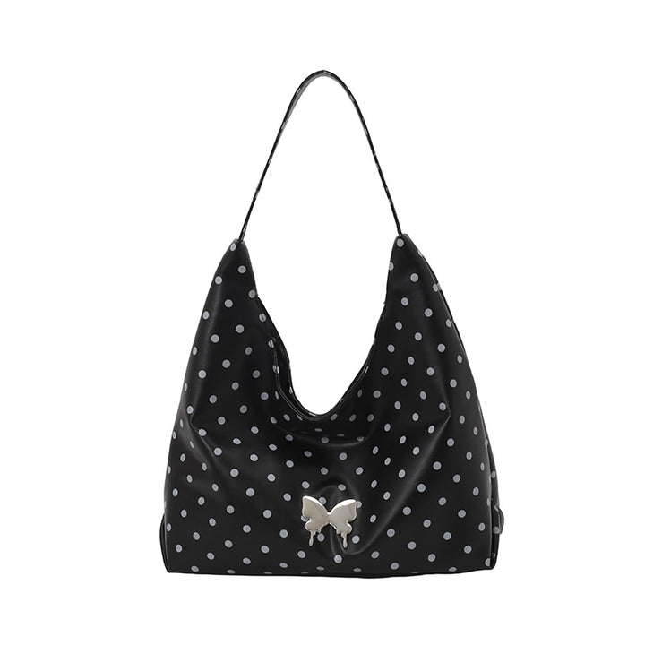 WoChic Polka Dot Hobo Bag Bowlift