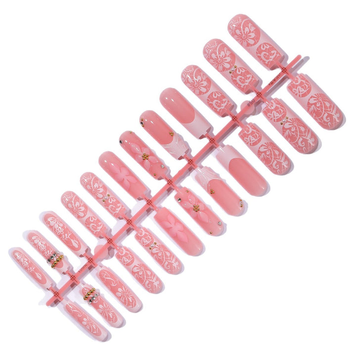 Floral Decorative 3D Nail Art Extensions Bowlift