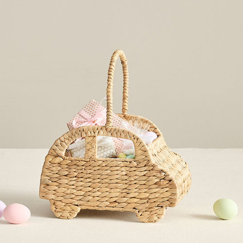 Woven Car-Shaped Storage Basket Bowlift