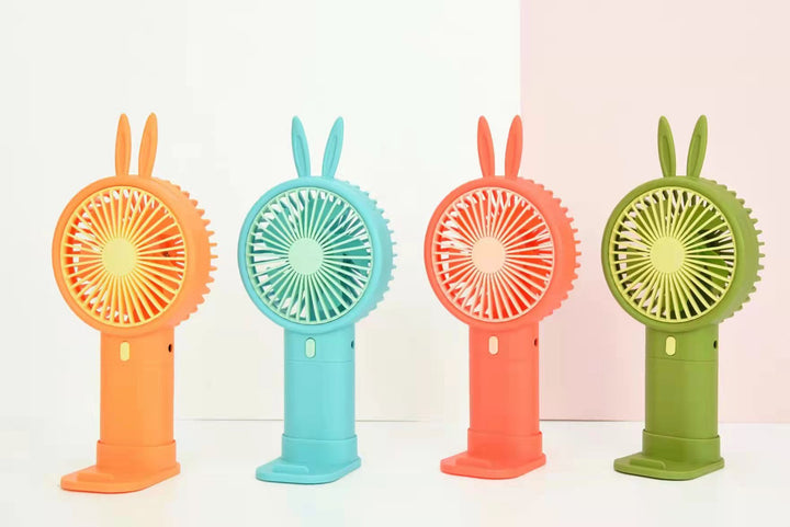 Ladies Portable Handheld Fan with Creative Flower Design Bowlift