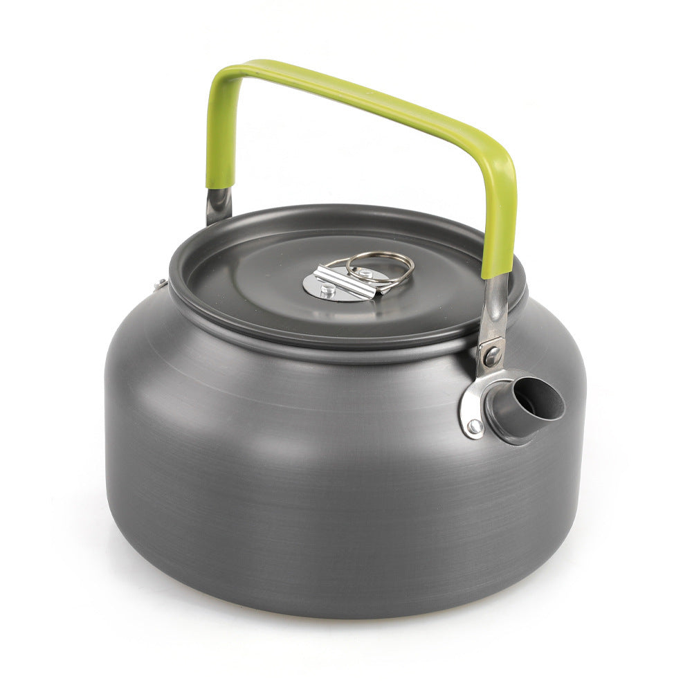 lightweight portable camping kettle with foldable silicone-grip handle and compact storage Bowlift