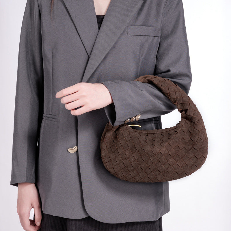 Designer Woven Handbag Bowlift