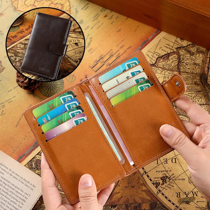 RFID-Blocking Leather Card Holder Bowlift