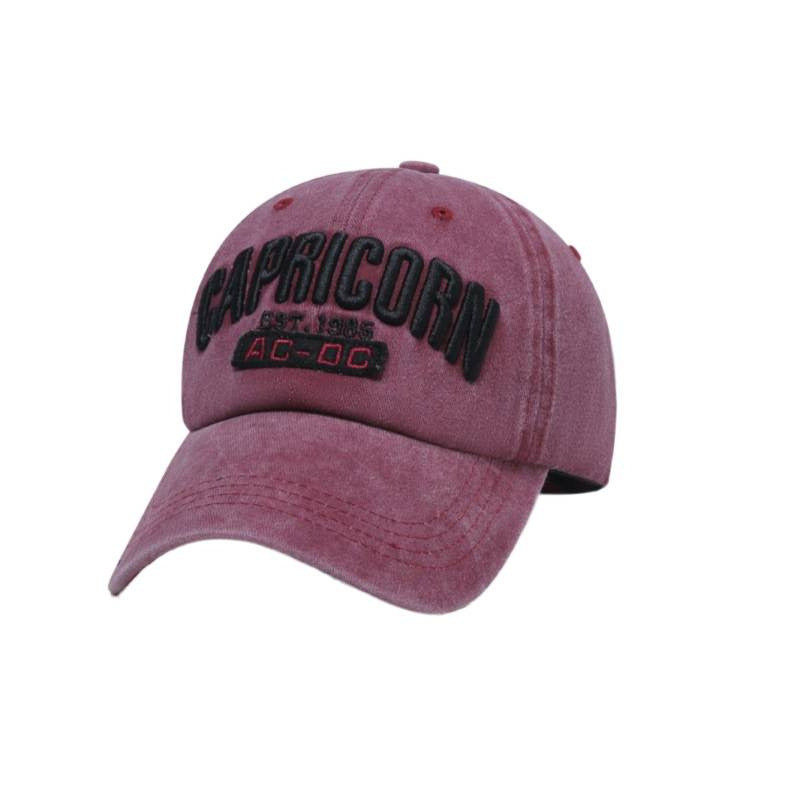 Men's Embroidered Cotton Baseball Cap Bowlift