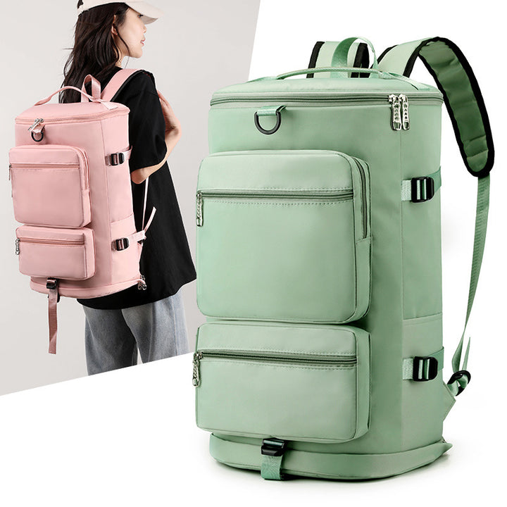 Multi-Compartment Travel Backpack Bowlift