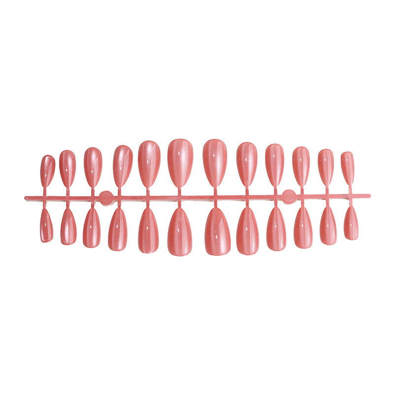 Elegant Almond-Shaped Press-On Nails Bowlift