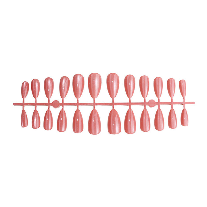 Elegant Almond-Shaped Press-On Nails Bowlift