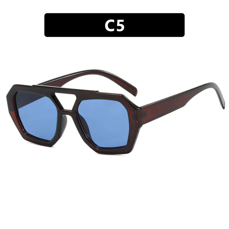 Women's oversized sunglasses in striking, octagonal design Bowlift