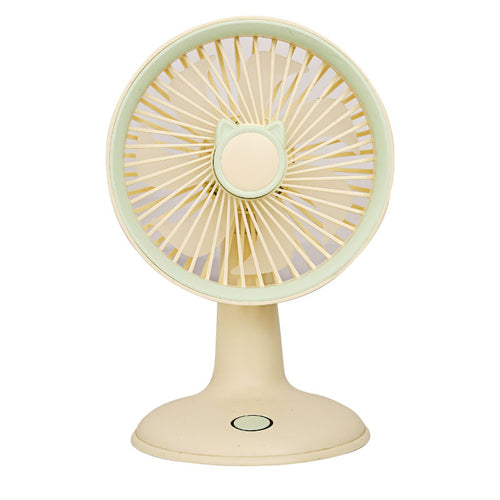 Ladies Portable Mini Table Fan with Cat Ears Bowlift