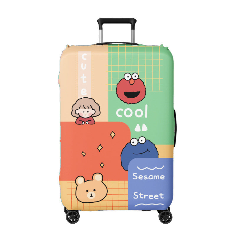 Unisex hard-shell travel suitcase with creative ice cream design Bowlift