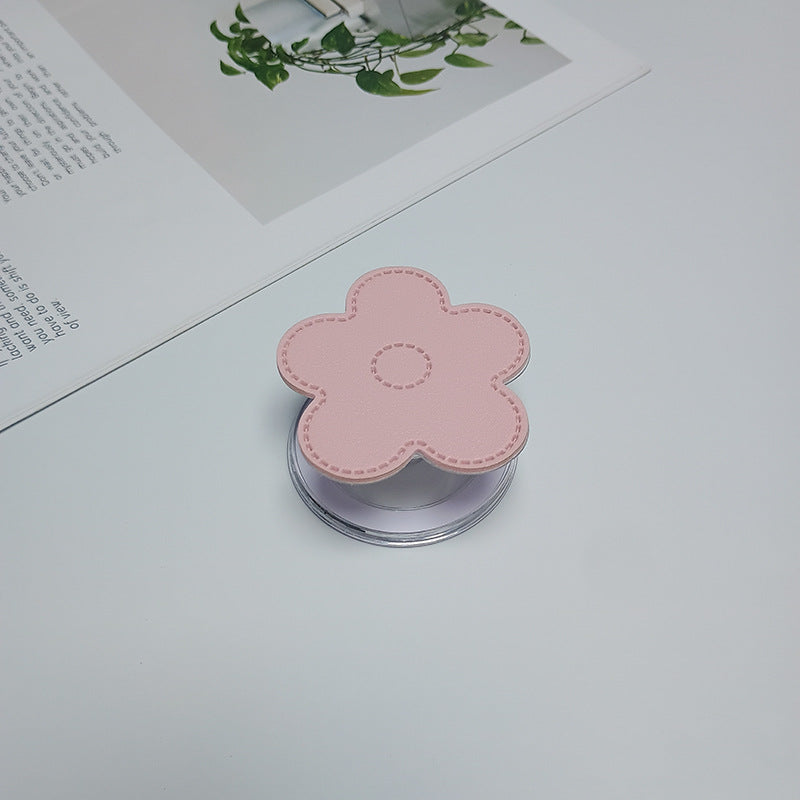 Decorative Flower Compact Mirror Bowlift