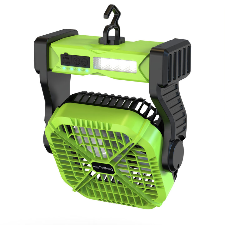 Portable Outdoor Battery-Powered Camping Fan Bowlift