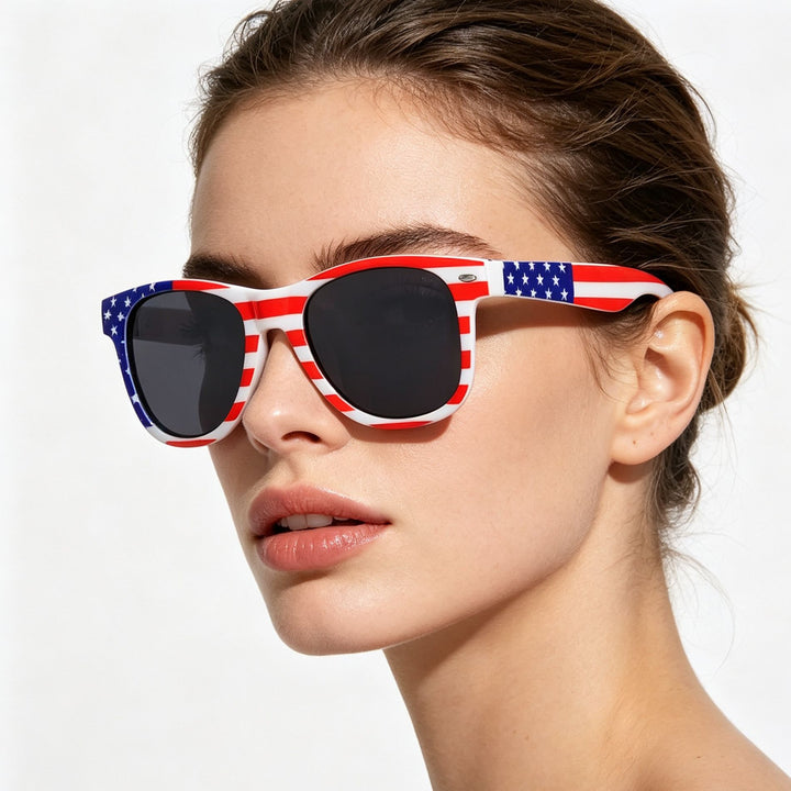 Patriotic Aviator Sunglasses Bowlift