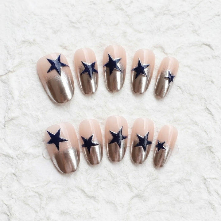 Stylish Press-On Nail Art Bowlift