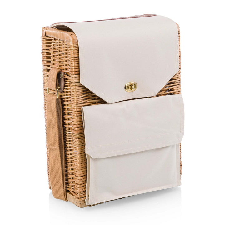 Ladies Elegant Picnic Basket with Practical Compartments Bowlift