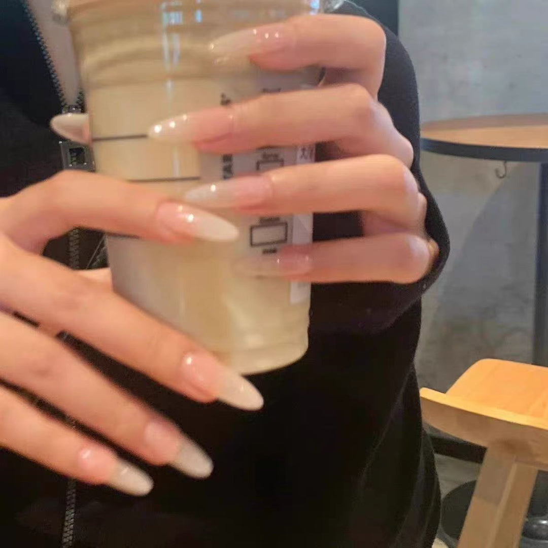 Glittery 3D Press-On Nail Set Bowlift