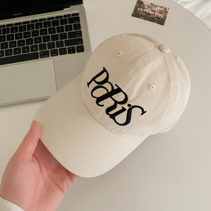 Women's Cotton Embroidered Cap Bowlift
