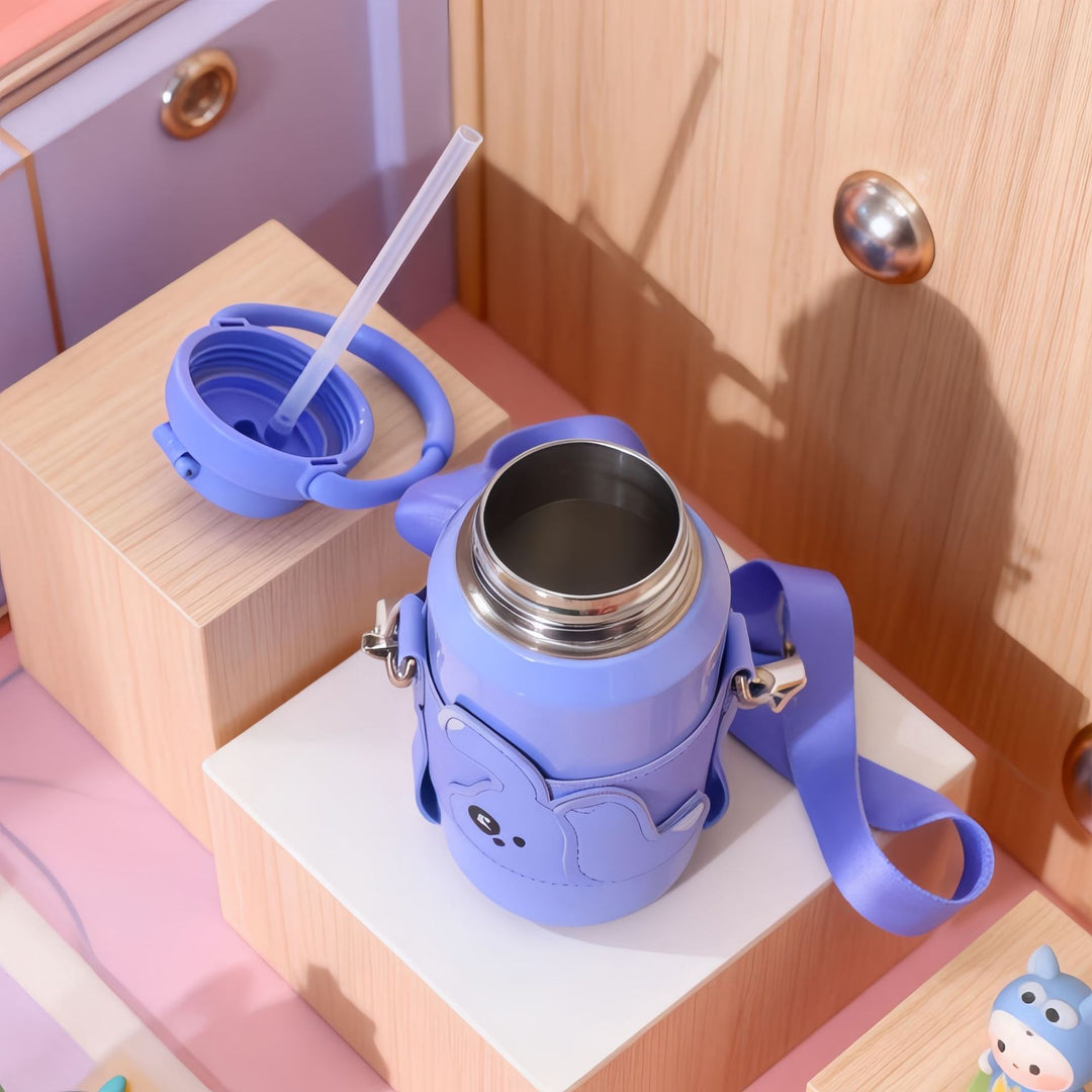 Ladies insulated bottle with cute rabbit design Bowlift