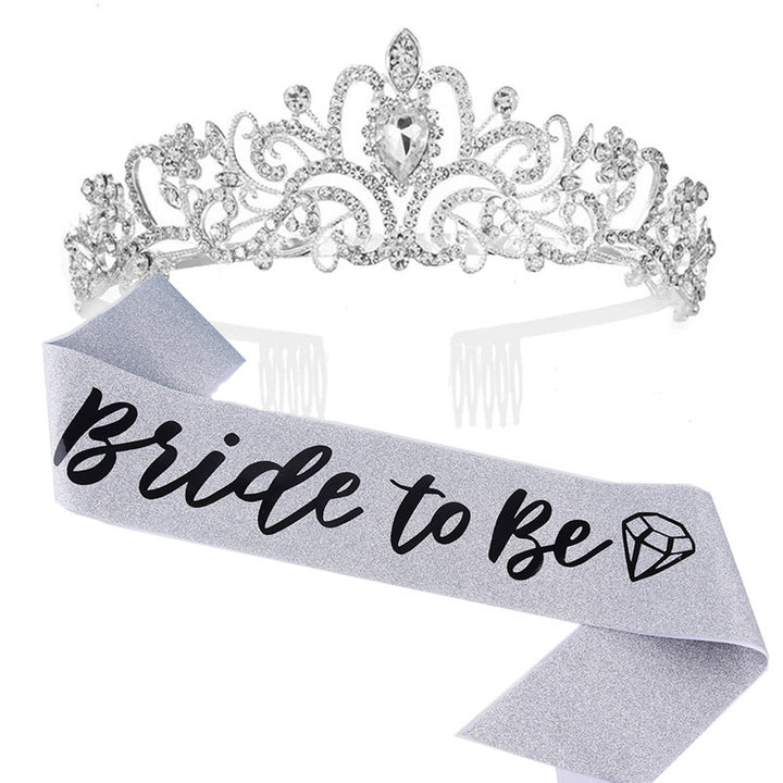Ladies Crystal Embellished Bridal Tiara Bowlift