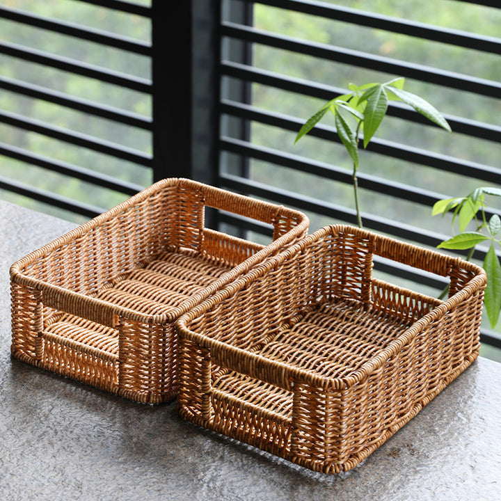Unisex Practical Storage Basket made of Woven Material Bowlift