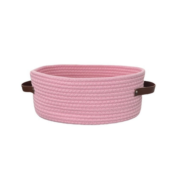 Women Gift Basket made of braided material Bowlift