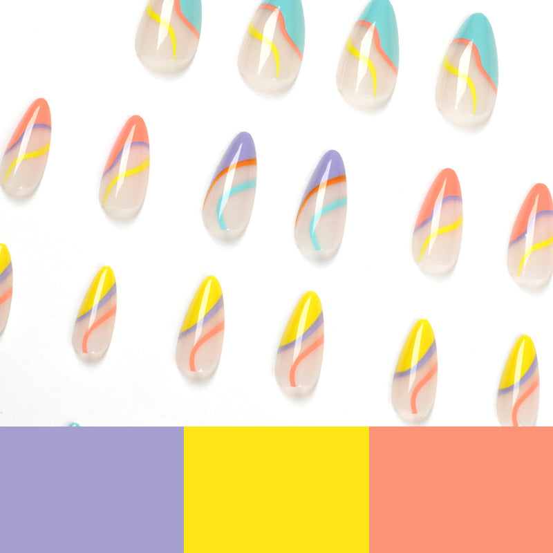 Artful Nail Art with Modern Color Accents Bowlift