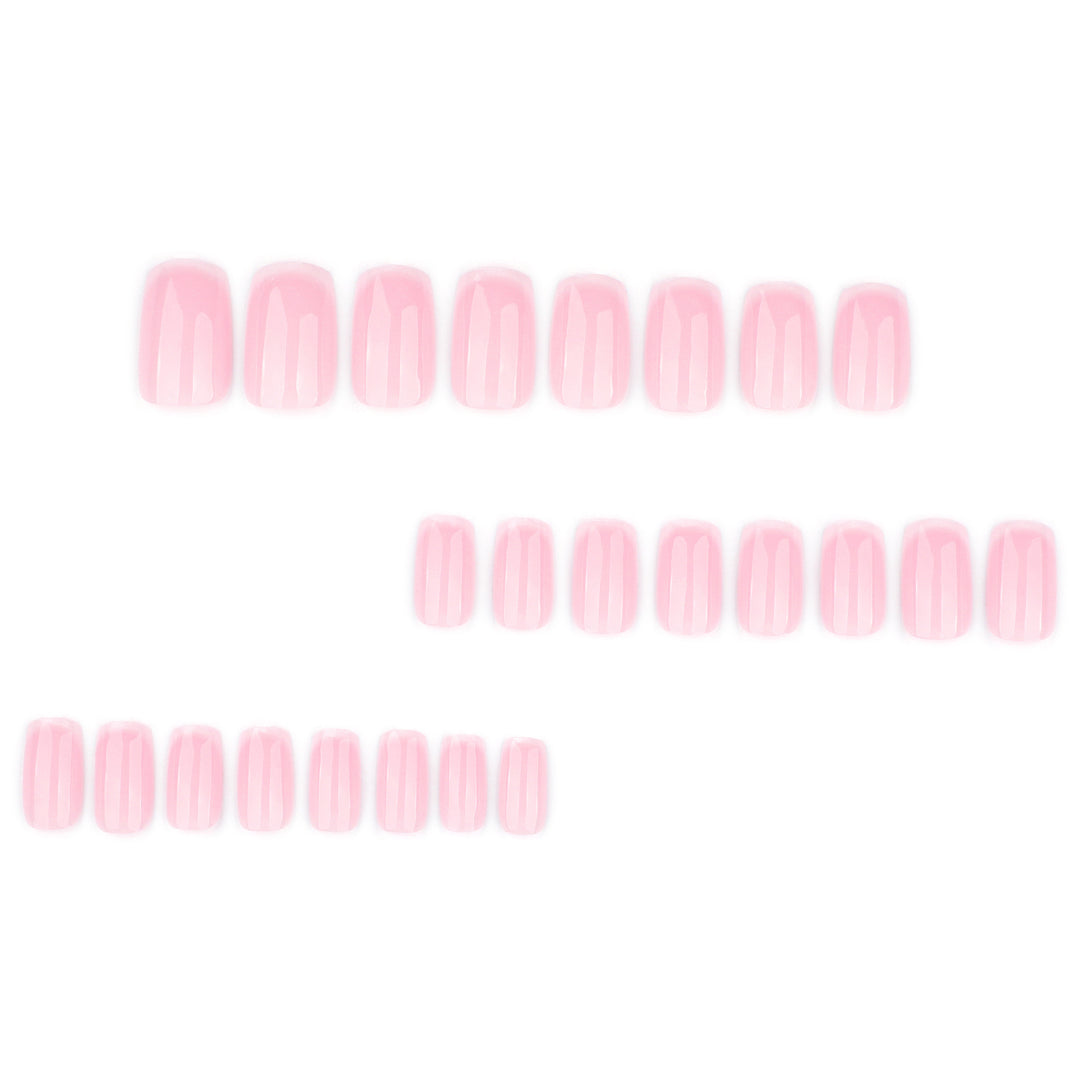 Artificial nail extensions with elegant ombre effect Bowlift