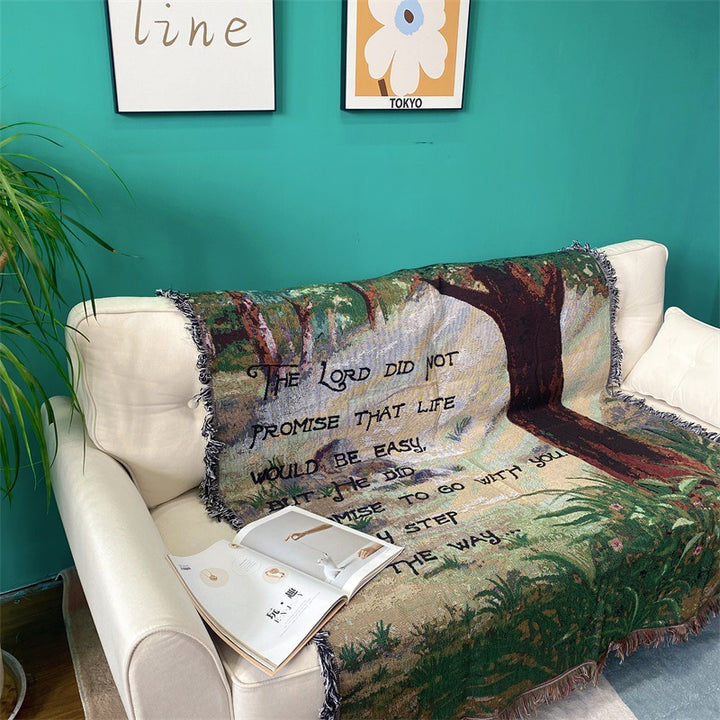 Inspirational Tapestry Throw Blanket