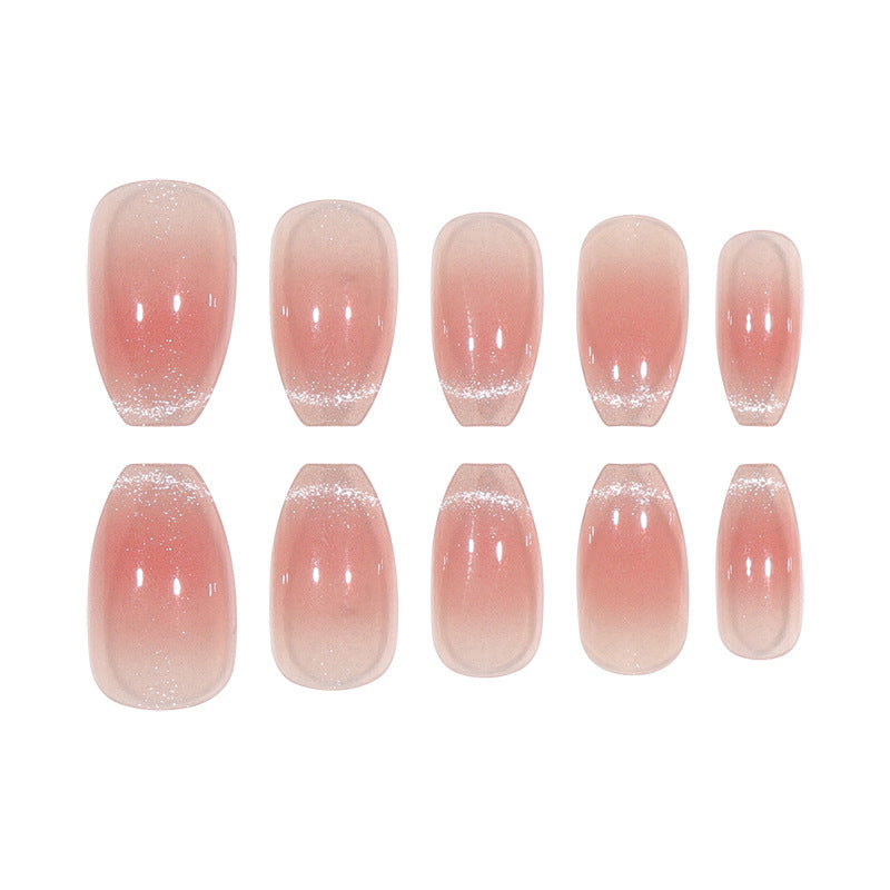 Elegant Glossy Gel Press-On Nails Bowlift