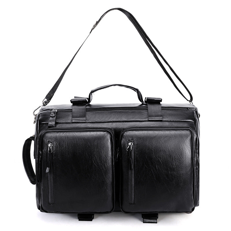 Men's stylish and functional leather backpack Bowlift