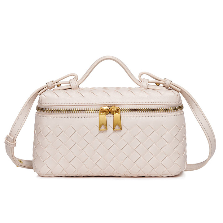 Luxury Woven Crossbody Handbag Bowlift