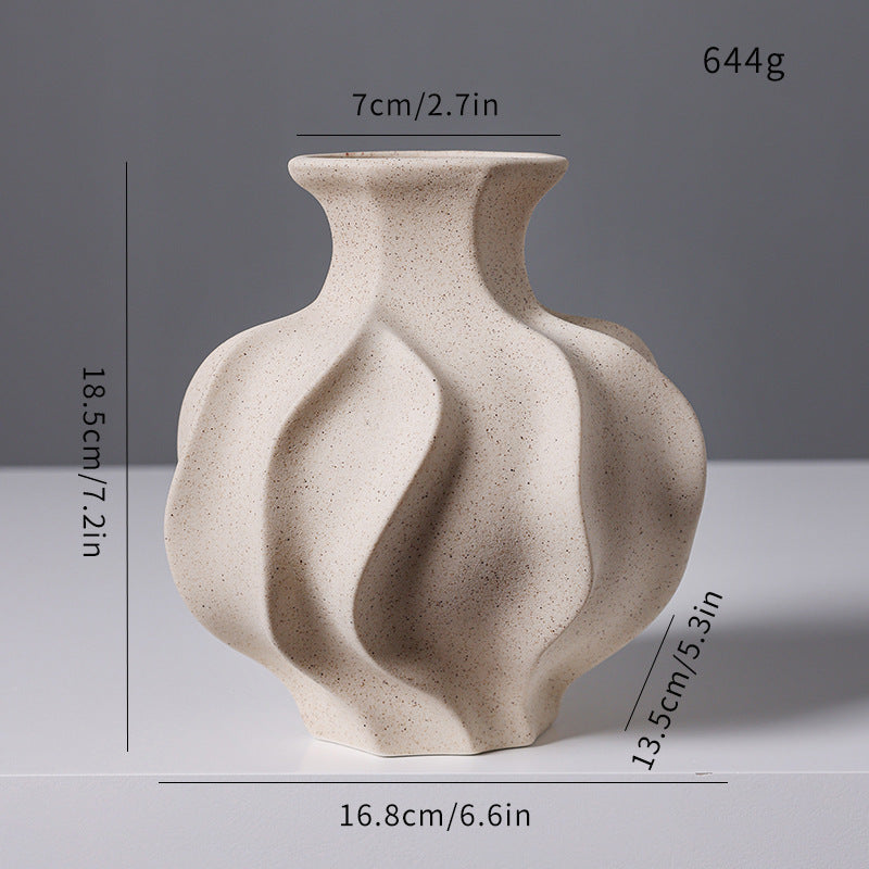 Textured Contemporary Ceramic Vase