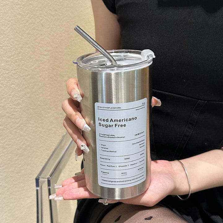 Women’s insulated mug with integrated straw and practical lid Bowlift