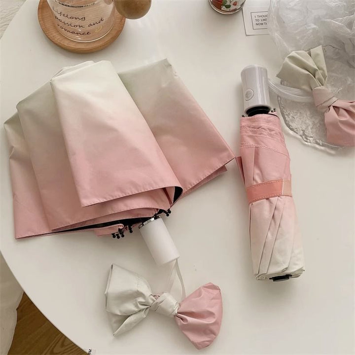 Women's Foldable Umbrella with User-Friendly Opening Mechanism Bowlift