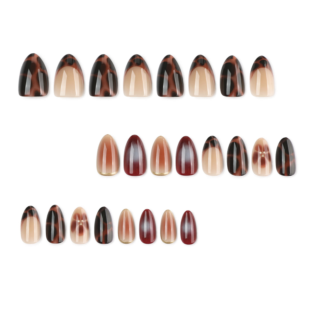 Glamorous acrylic stiletto nails with elegant glitter design Bowlift