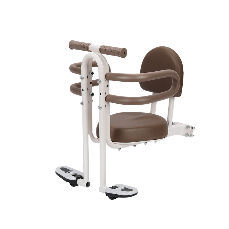 padded detachable child scooter seat with backrest and safety armrests Bowlift